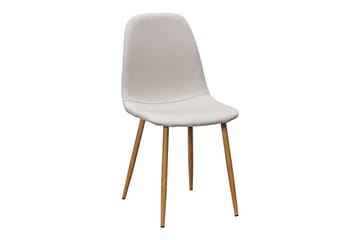 Ratliff Matbord 180 cm Förlängningsbart med illäggsskiva +  6 st Nibe stol beige med ek ben - Vit/Beige - Products - Möbler - Bord & matgrupp - Matgrupp