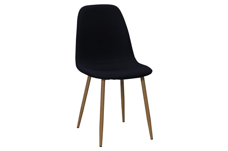 Ratliff Matbord 180 cm Förlängningsbart med illäggsskiva +  6 st Nibe stol svart med ek ben - Vit/Svart - Products - Möbler - Bord & matgrupp - Matgrupp