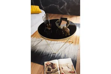 Reineck Soffbord 82 cm Runt - Svart/Guld - Products - Möbler - Bord & matgrupp - Soffbord