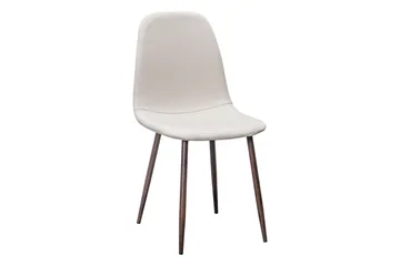 Richeto Matbord Rökt Ek 210 cm valnöt +  6 st Nibe stol beige med valnöt ben - Brun/Beige - Products - Möbler - Bord & matgrupp - Matgrupp