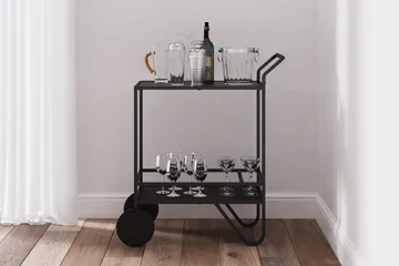 Eahbus Drinkvagn - Svart - Products - Möbler - Bord & matgrupp - Serveringsvagn & serveringsbord - Rullvagn, rullbord & serveringsbord