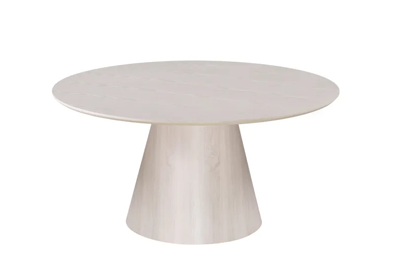 Siena Matbord Runt 150cm, Whitewash