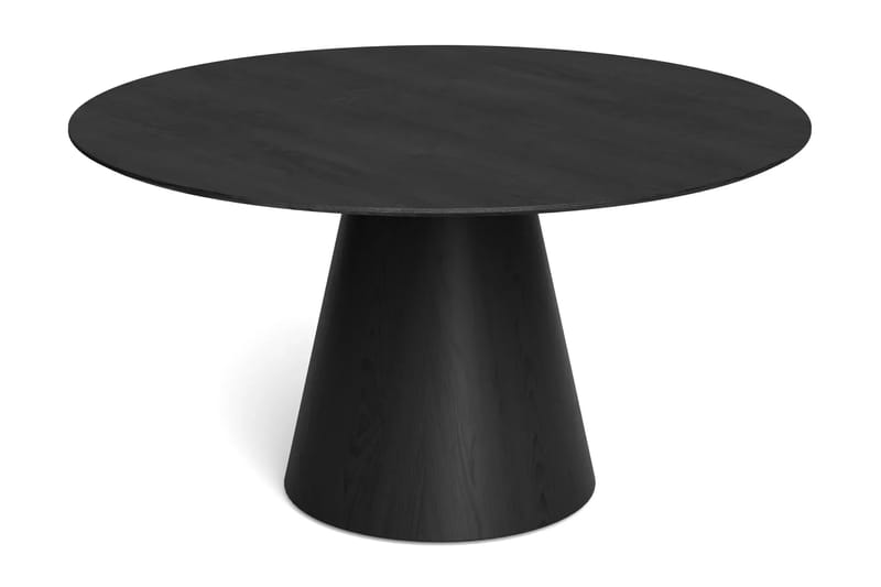 Siena Matgrupp runt 150 cm Svart med 6 Gemmiano Matstolar - Svartlaserad ek - Products - Möbler - Bord & matgrupp - Matgrupp