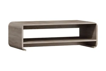 Linksa Soffbord 120 cm med Förvaring Hylla Beige||Grey - Products - Möbler - Bord & matgrupp - Soffbord - Soffbord med förvaring