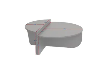 Soffbord Mukund Freesia Marble - Freesia Marble - Products - Möbler - Bord & matgrupp - Soffbord