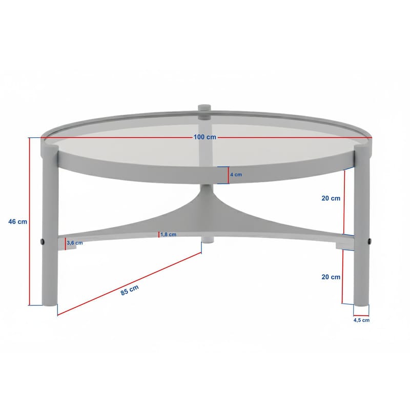 Wenor Soffbord 100 cm - Products - Möbler - Bord & matgrupp - Soffbord