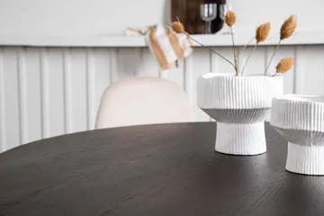 Stone Matgrupp 120 cm Rund med 4 Polar stolar - Beige - Products - Möbler - Bord & matgrupp - Matgrupp