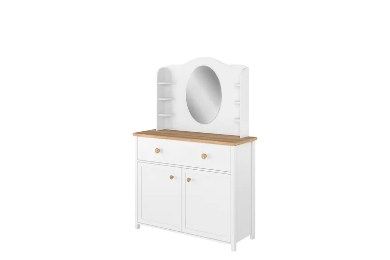 Storys Sminkbord 110x42 cm, Vit