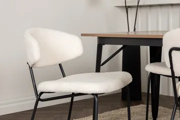 Tempe Matgrupp 140 cm Rektangulär med 4 Chico Stolar - Valnöt - Products - Möbler - Bord & matgrupp - Matgrupp