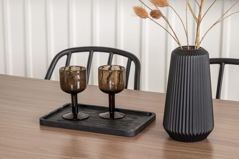 Tempe Matgrupp 140 cm Rektangulär med 4 Dyrön stolar - Svart - Products - Möbler - Bord & matgrupp - Matgrupp