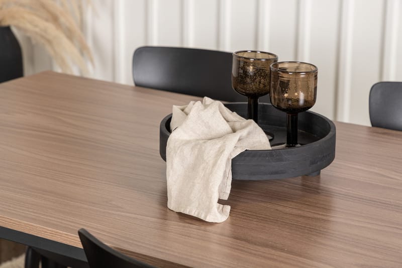 Tempe Matgrupp 140 cm Rektangulär med 4 Ursholmen stolar - Svart - Products - Möbler - Bord & matgrupp - Matgrupp