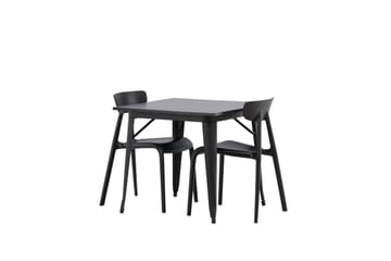 Tempe Matgrupp 80 cm Rektangulär med 2 Ursholmen stolar - Svart - Products - Möbler - Bord & matgrupp - Matgrupp