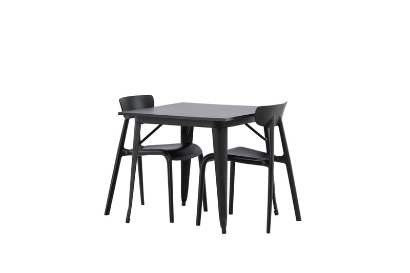 Tempe Matgrupp 80 cm Rektangulär med 2 Ursholmen stolar - Svart - Products - Möbler - Bord & matgrupp - Matgrupp