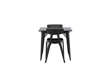 Tempe Matgrupp 80 cm Rektangulär med 2 Ursholmen stolar - Svart - Products - Möbler - Bord & matgrupp - Matgrupp