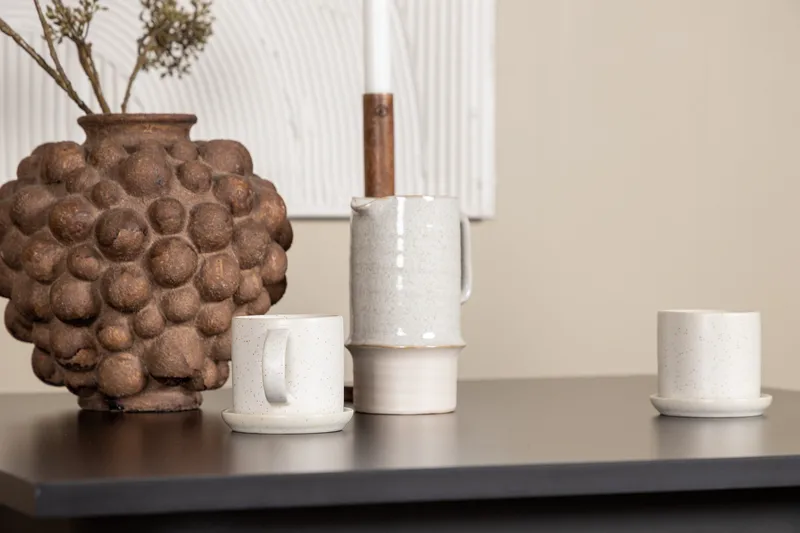 Tempe Matgrupp 80 cm Rektangulär med 2 Velvet stolar - Beige - Products - Möbler - Bord & matgrupp - Matgrupp