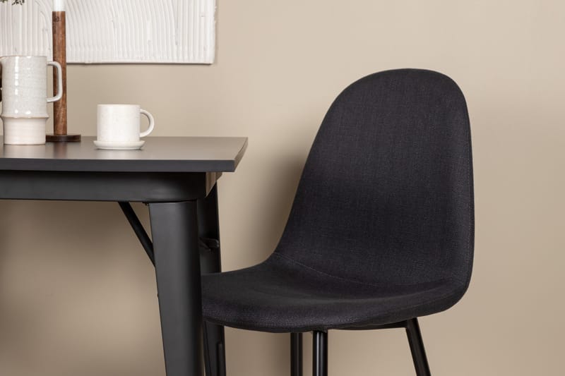 Tempe Matgrupp 80 cm Rektangulär med 2 Polar stolar - Svart - Products - Möbler - Bord & matgrupp - Matgrupp