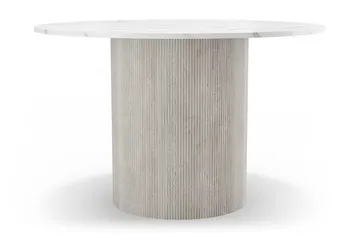 Uppveda Matbord 120 cm Rund - Vit - Products - Möbler - Bord & matgrupp - Matbord & köksbord