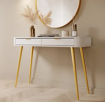 Walia Sminkbord 113 cm - Vit - Products - Möbler - Bord & matgrupp - Sminkbord & toalettbord