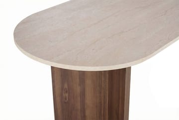 Zalen Matbord 120x75x120 cm - Travertine Walnut - Products - Möbler - Bord & matgrupp - Matbord & köksbord