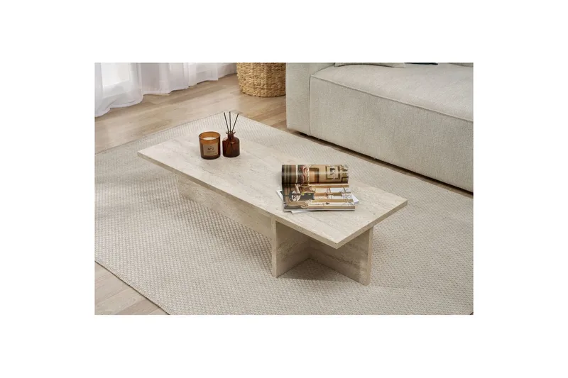 Zephral Soffbord 120 cm - Beige - Products - Möbler - Bord & matgrupp - Soffbord