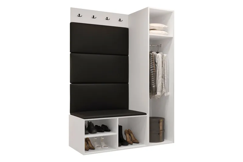 Farosa Hallmöbelset - Svart - Products - Möbler - Hallmöbler - Möbelset för hall & entre