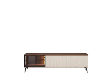 Akinari Tv-bänk 180 cm - Brun/Beige - Products - Möbler - TV- & Mediamöbler - TV bänk & mediabänk