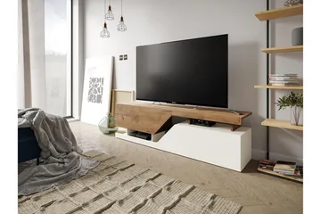 Ceelias Tv-bänk 160 cm - Natur/Vit - Products - Möbler - TV- & Mediamöbler - TV bänk & mediabänk
