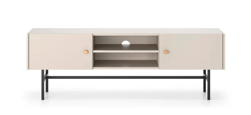 Francisca Tv-bänk 155 cm - Cashmere - Products - Möbler - TV- & Mediamöbler - TV bänk & mediabänk