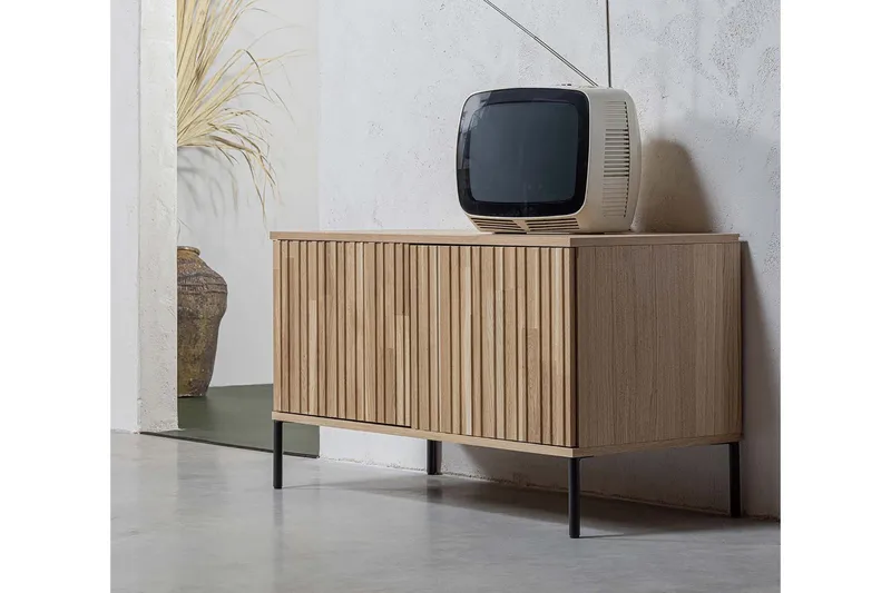 Hemlinge TV-bänk 100 cm - Natur - Products - Möbler - TV- & Mediamöbler - TV bänk & mediabänk