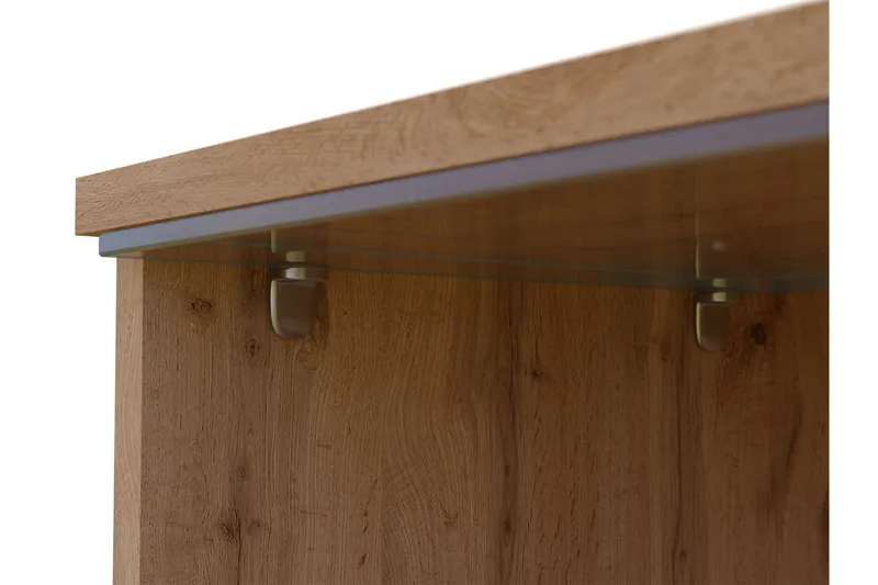 Kanak Tv-bänk 140 cm - Natur/Svart - Products - Möbler - TV- & Mediamöbler - TV bänk & mediabänk