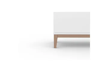 Lowboard Pelle Vit/Wotan ek - Vit/Wotan ek - Products - Möbler - TV- & Mediamöbler - TV bänk & mediabänk