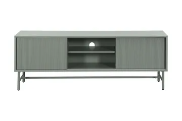 Matterhorn Smal tv-bänk med förvaring 40 cm djup 157 cm bred 58 cm hög - Grön - Products - Möbler - TV- & Mediamöbler - TV bänk & mediabänk