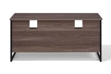 Melnychuk TV-Bänk 120 cm - Mörkbrun - Products - Möbler - TV- & Mediamöbler - TV bänk & mediabänk