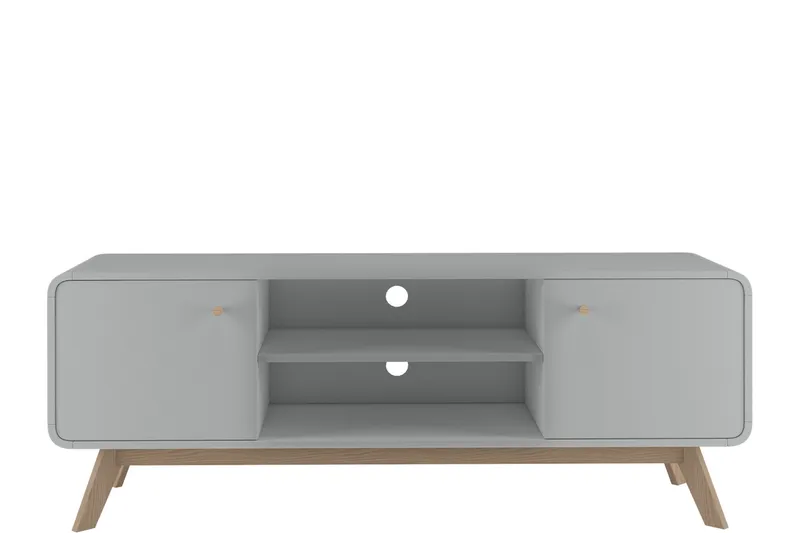 Olivet Tv-bänk 140 cm, Grå