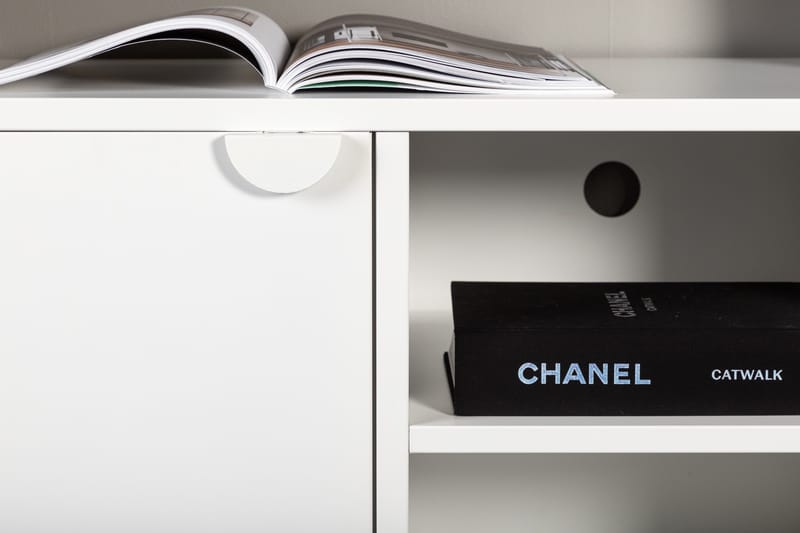 Piring Tv-Bänk 120x40x63 cm - Vit - Products - Möbler - TV- & Mediamöbler - TV bänk & mediabänk