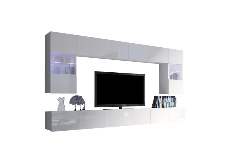 Tessan Tv-möbelset, Vit