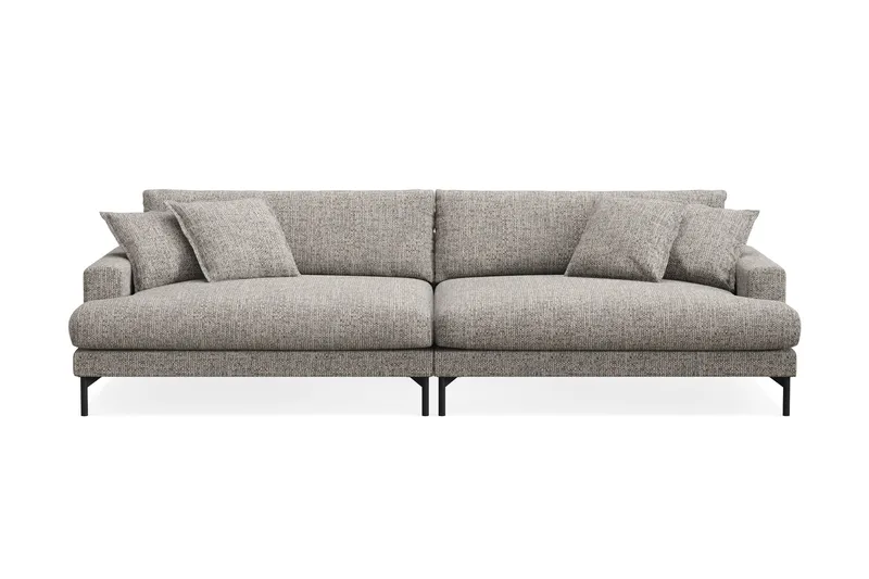 Menard Premium 5-sits Djup Soffa i Chenille, Grå