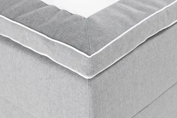 Alessia Komplett Sängpaket med Förvaring LED-belysning 180x200 cm - Grå - Products - Möbler - Säng - Säng med förvaring