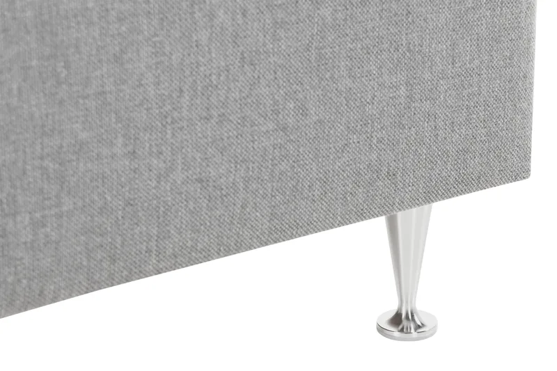 Alessia Komplett Sängpaket med Förvaring LED-belysning 180x200 cm - Grå - Products - Möbler - Säng - Säng med förvaring
