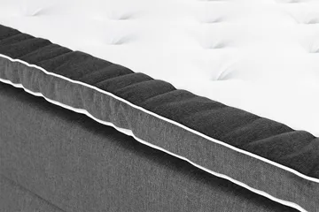 Alessia Komplett Sängpaket med Förvaring LED-belysning 180x200 cm - Svart - Products - Möbler - Säng - Säng med förvaring