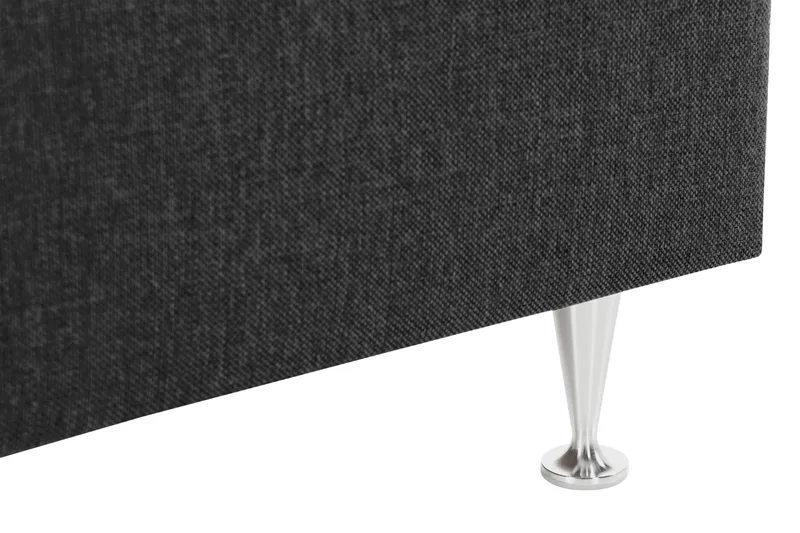 Alessia Komplett Sängpaket med Förvaring LED-belysning 180x200 cm - Svart - Products - Möbler - Säng - Säng med förvaring