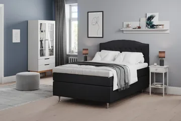 Belda Kontinentalsäng 120x200Fast - Svart - Products - Möbler - Säng - Enkelsäng