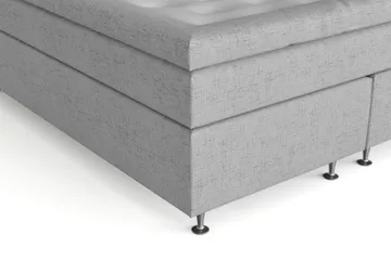 Belda Kontinentalsäng 140x200Fast - Ljusgrå - Products - Möbler - Säng - Kontinentalsäng
