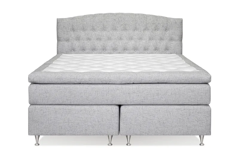 Belda Kontinentalsäng 180x200Fast, Ljusgrå