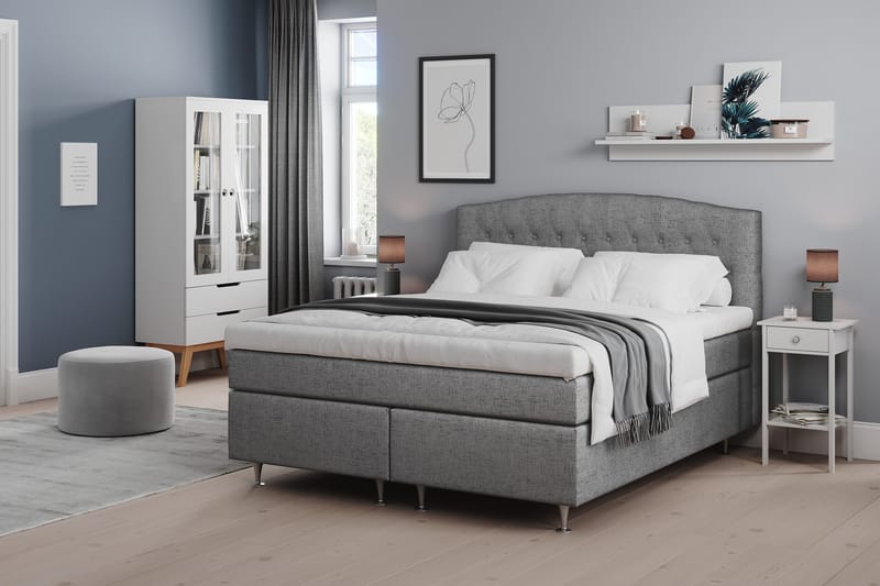 Belda Kontinentalsäng 180x200Medium - Grå - Products - Möbler - Säng - Kontinentalsäng