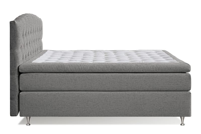 Belda Sängpaket 160x200 Fast/Medium - Grå - Products - Möbler - Säng - Kontinentalsäng
