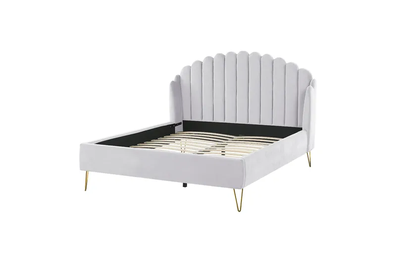 Benicio Sängram 140x200 cm, Grå/Guld