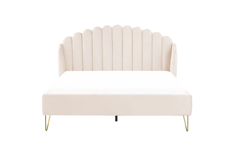 Benicio Sängram 180x200 cm - Beige/Guld - Products - Möbler - Säng - Sängram & sängstomme