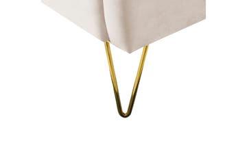 Benicio Sängram 180x200 cm - Beige/Guld - Products - Möbler - Säng - Sängram & sängstomme