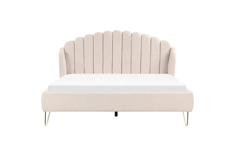 Benicio Sängram 180x200 cm - Beige/Guld - Products - Möbler - Säng - Sängram & sängstomme